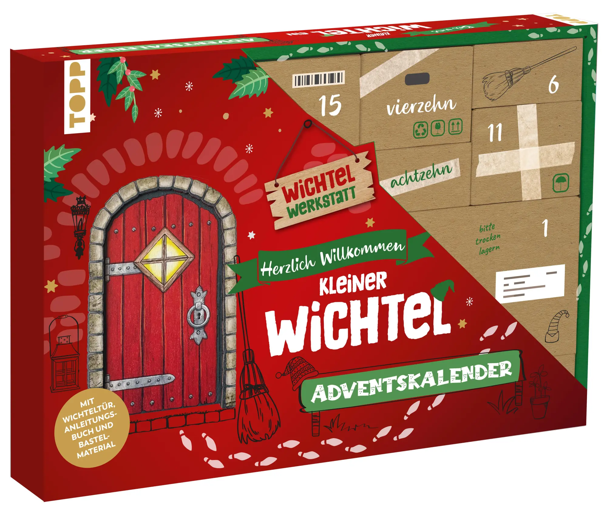 Cover: 4007742184421 | Herzlich Willkommen, kleiner Wichtel - Adventskalender. Mit...