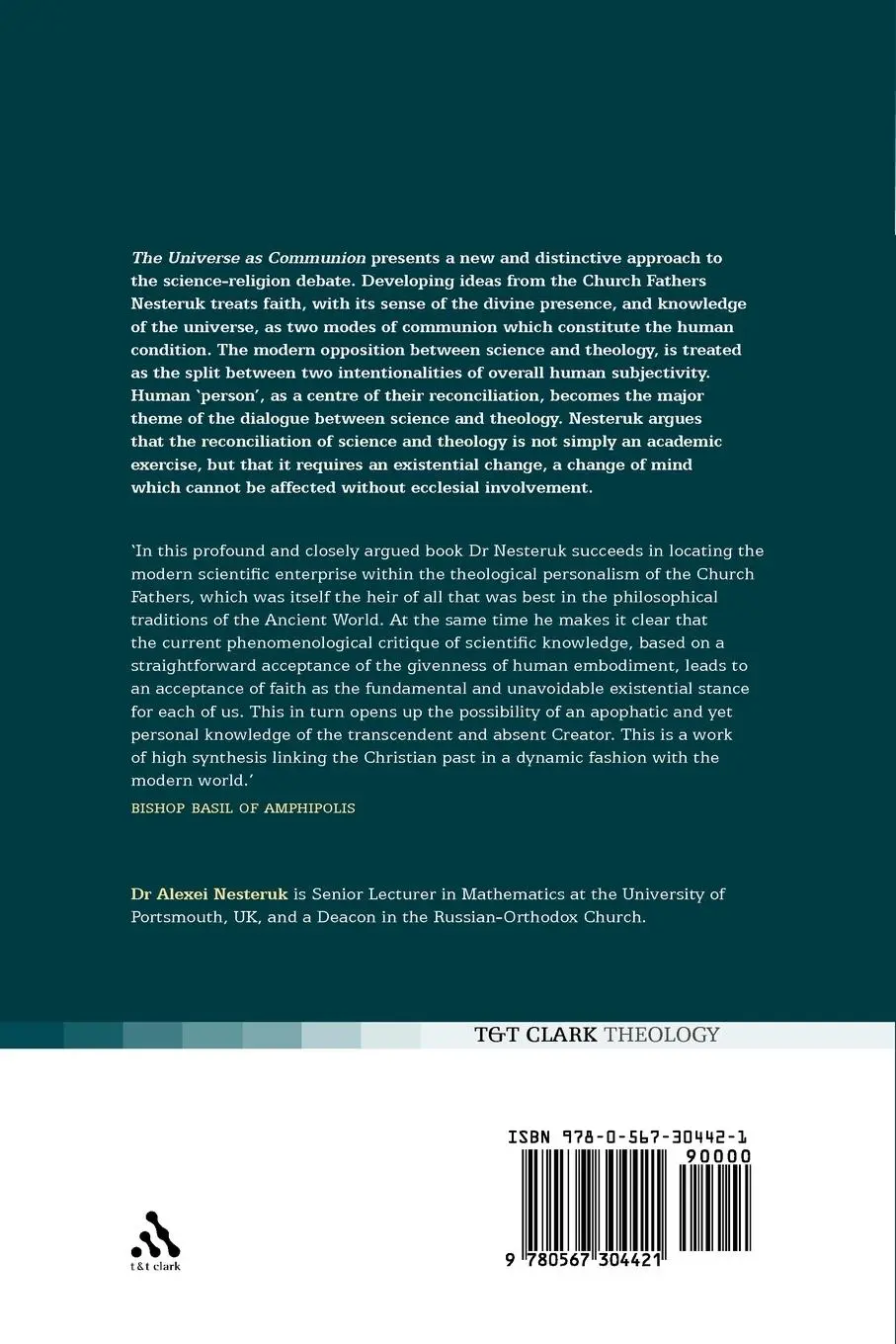 Rückseite: 9780567304421 | The Universe as Communion | Alexei Nesteruk (u. a.) | Taschenbuch