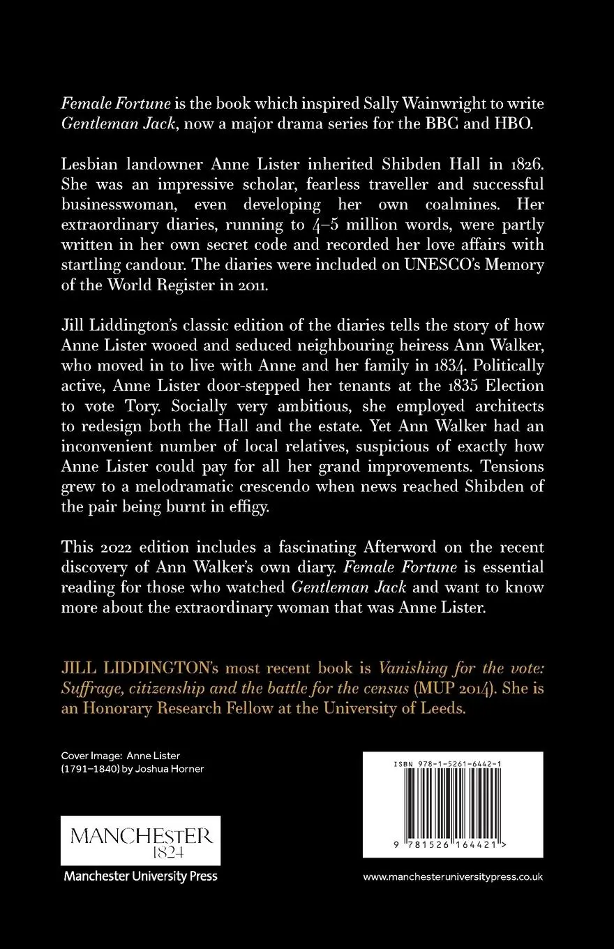 Rückseite: 9781526164421 | Female Fortune | Jill Liddington | Taschenbuch | Englisch | 2022