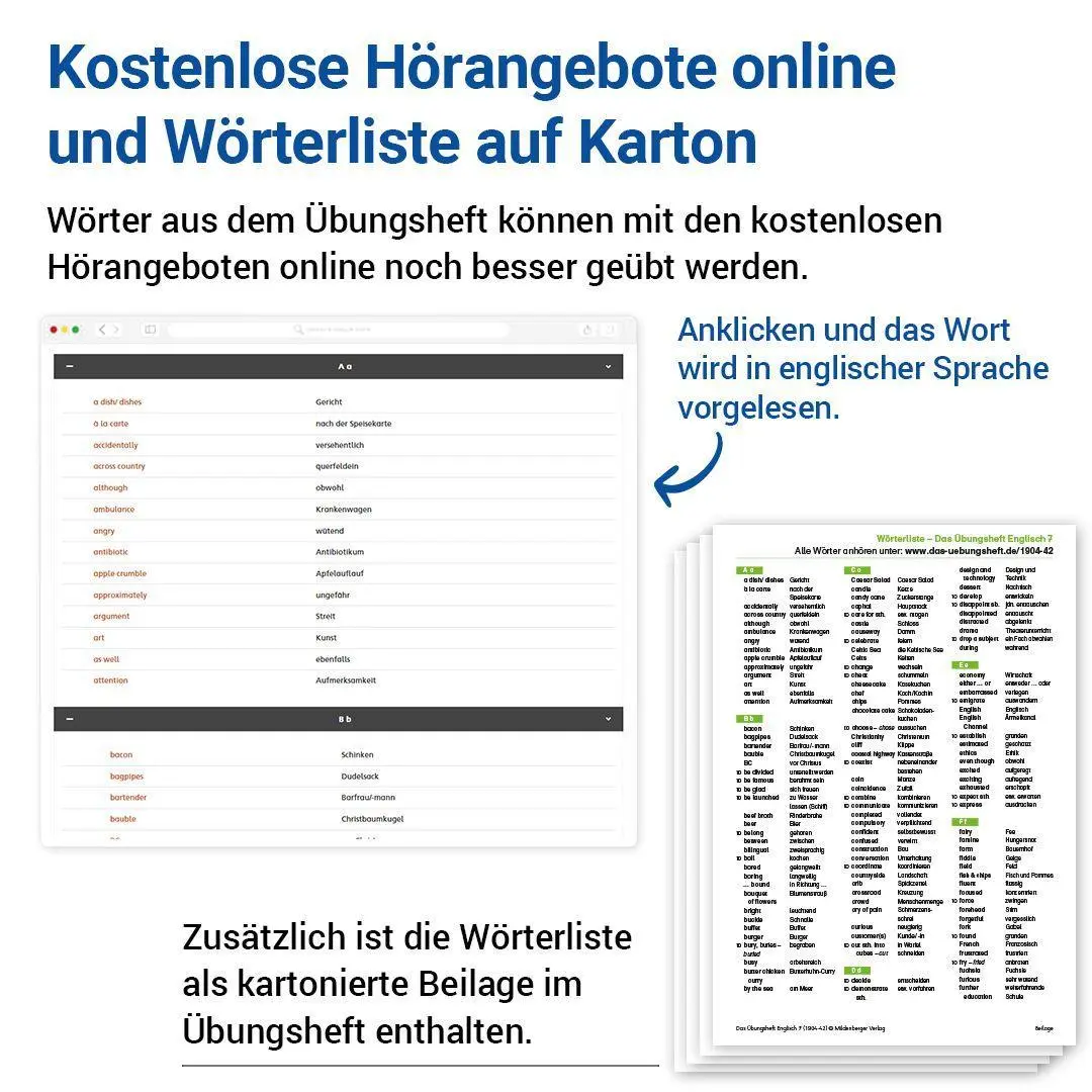 Bild: 9783619194421 | Das Übungsheft Englisch 7 | Let's practice English | Yvonne Keßler