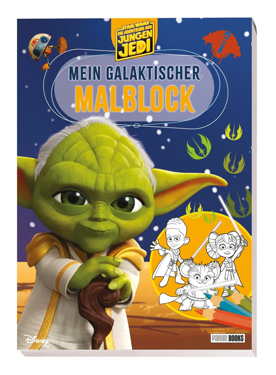 Cover: 9783833244421 | Star Wars: Die Abenteuer der jungen Jedi - Mein galaktischer Malblock