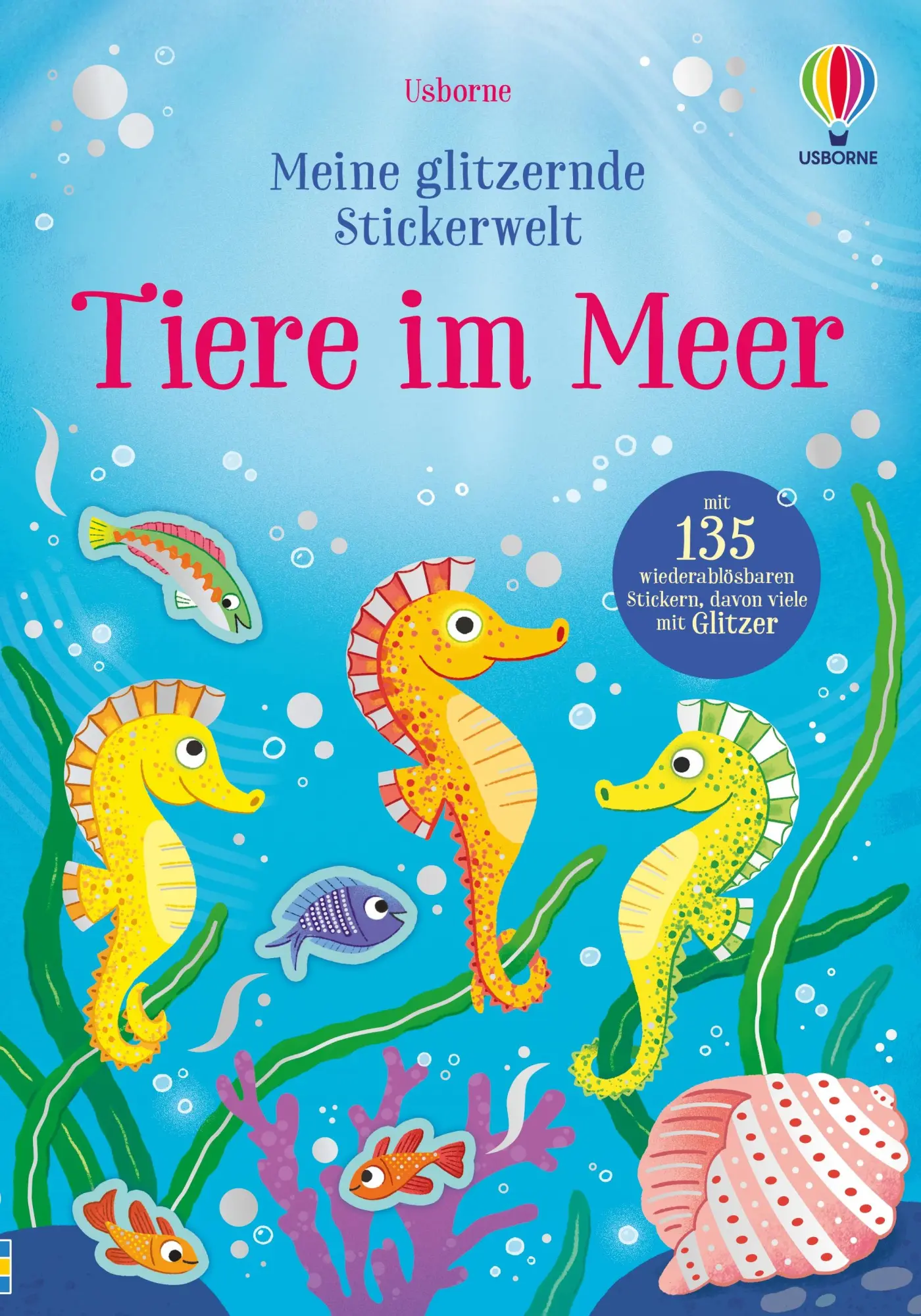 Cover: 9781035704521 | Meine glitzernde Stickerwelt: Tiere im Meer | Holly Bathie | Buch