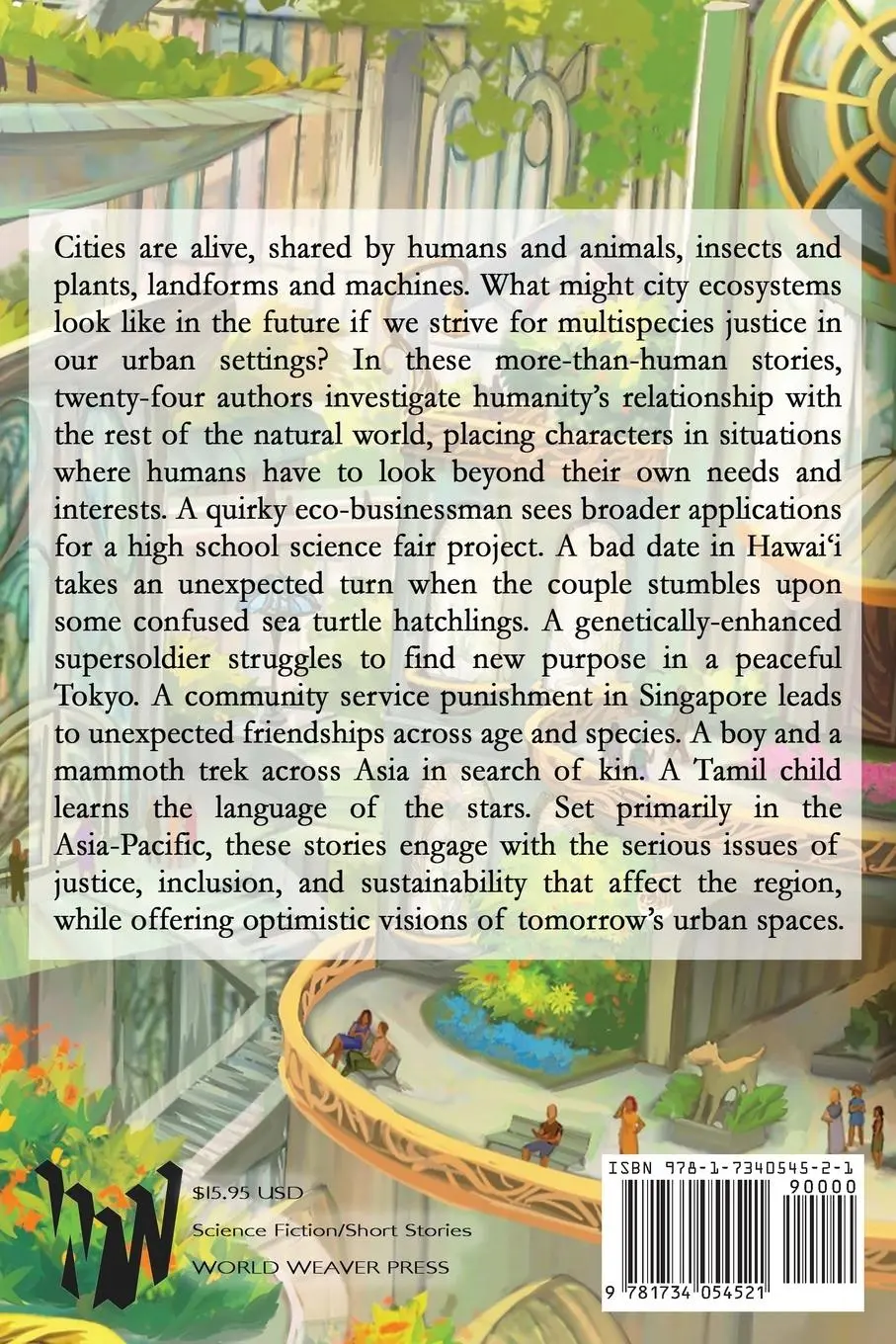 Rückseite: 9781734054521 | Multispecies Cities | Solarpunk Urban Futures | Chabria (u. a.) | Buch