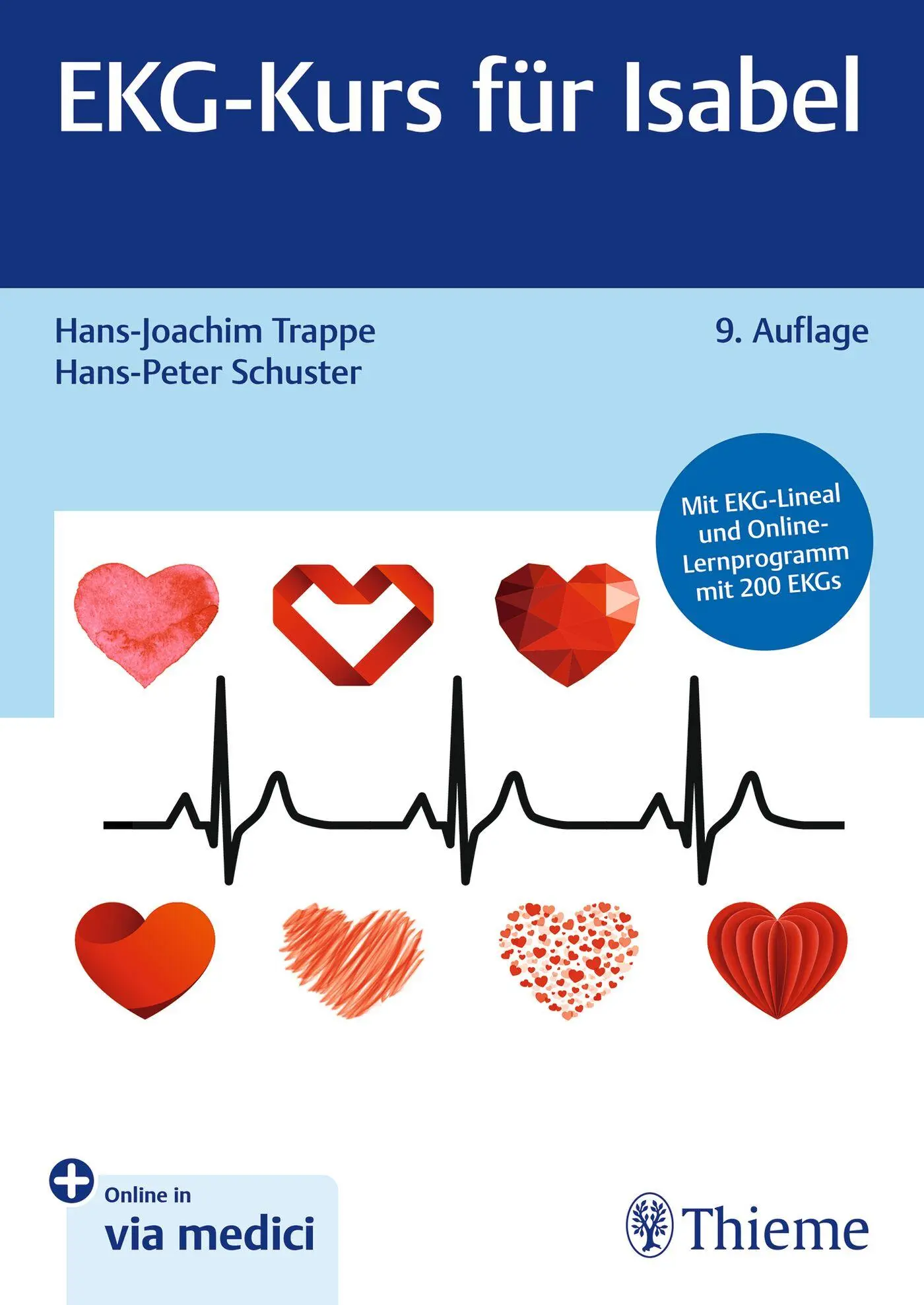 Cover: 9783132454521 | EKG-Kurs für Isabel | Hans-Joachim Trappe (u. a.) | Bundle | Deutsch