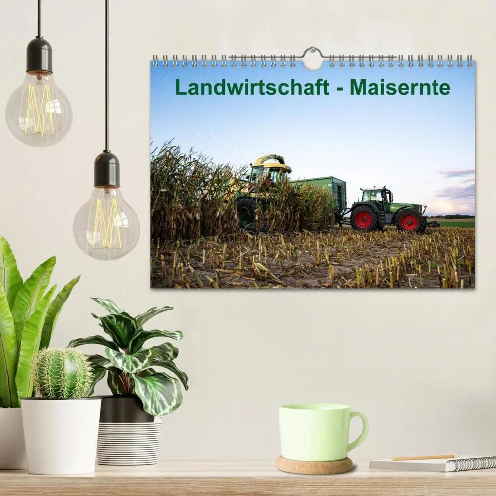 Bild: 9783435184521 | Landwirtschaft - Maisernte (Wandkalender 2025 DIN A4 quer),...