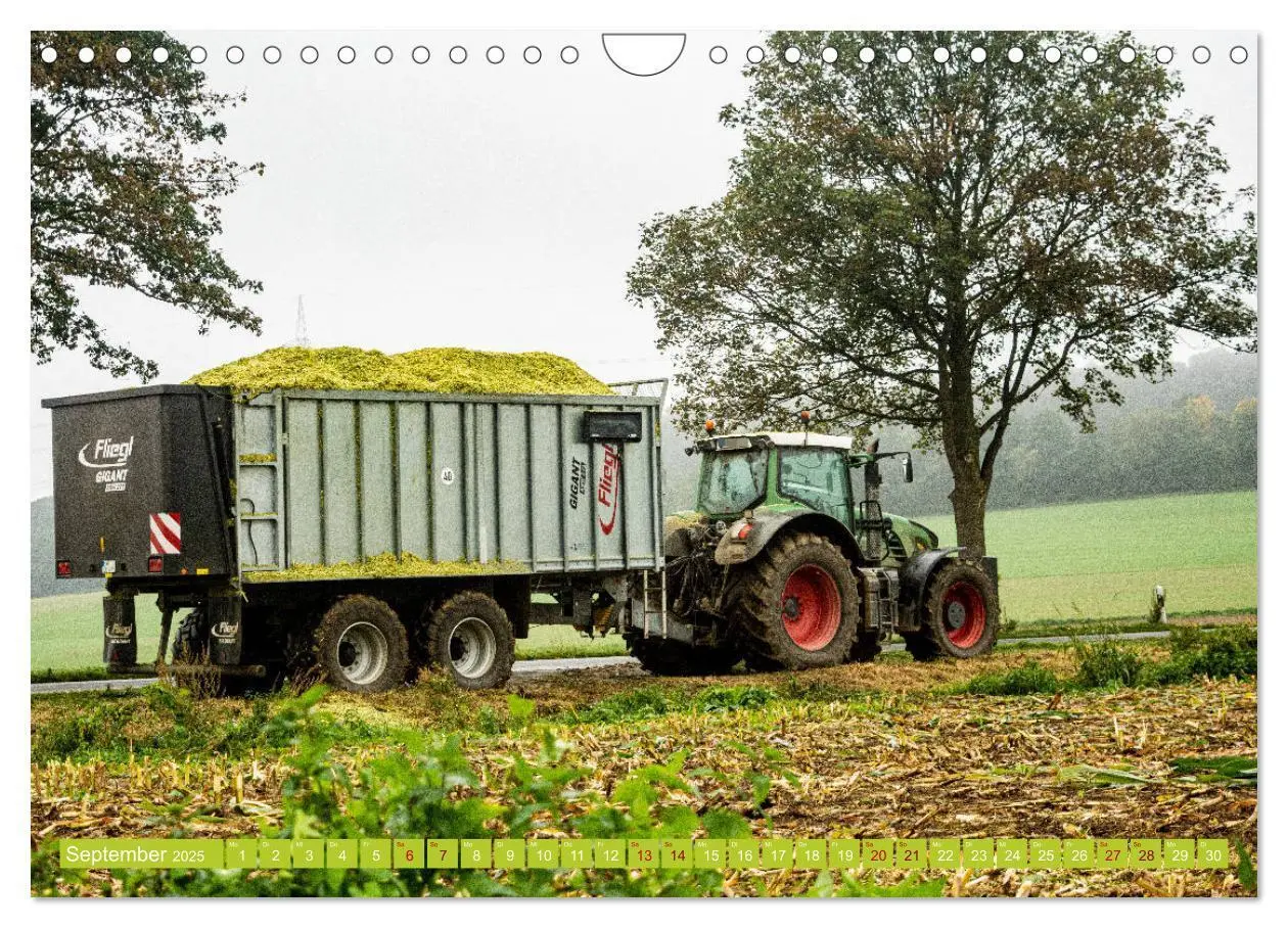 Bild: 9783435184521 | Landwirtschaft - Maisernte (Wandkalender 2025 DIN A4 quer),...
