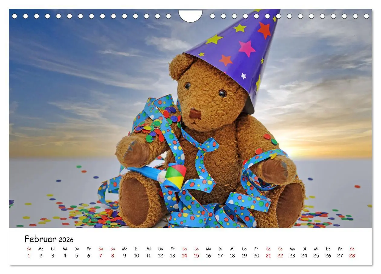 Bild: 9783457584521 | Allerliebste Teddybären (Wandkalender 2026 DIN A4 quer), CALVENDO...