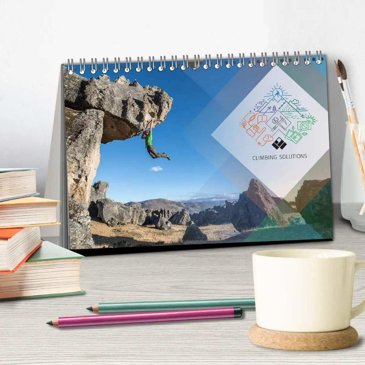 Bild: 9783516054521 | Climbing Solutions - Bergsport weltweit (Tischkalender 2026 DIN A5...