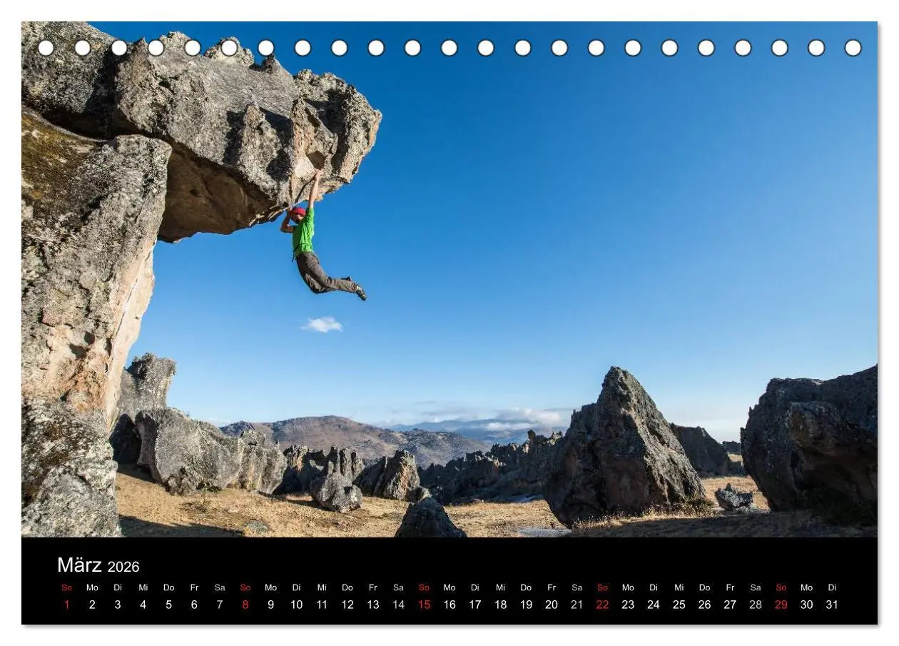 Bild: 9783516054521 | Climbing Solutions - Bergsport weltweit (Tischkalender 2026 DIN A5...