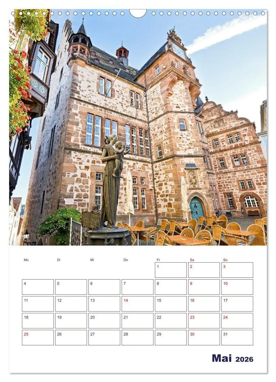 Bild: 9783516744521 | Marburg - Universitätsstadt mit Flair (Wandkalender 2026 DIN A3...