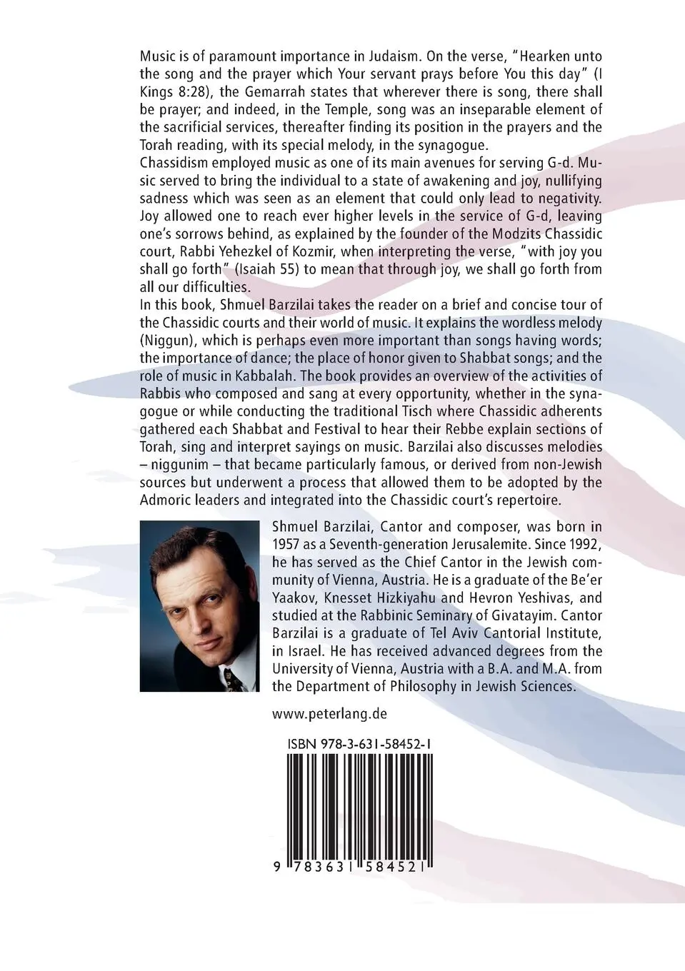 Rückseite: 9783631584521 | Chassidic Ecstasy in Music | Shmuel Barzilai | Taschenbuch | Englisch