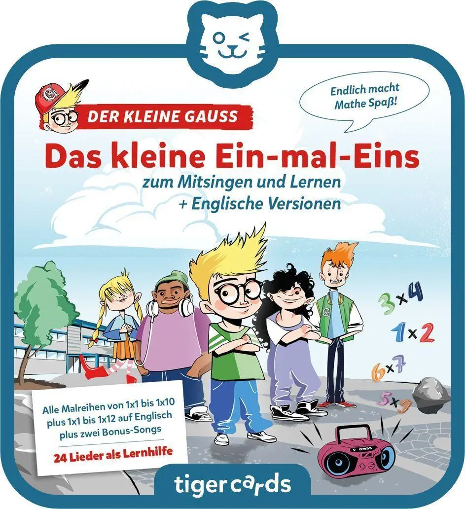 Cover: 4260535484621 | tigercard - Der kleine Gauss | Deutsch | 2021 | EAN 4260535484621