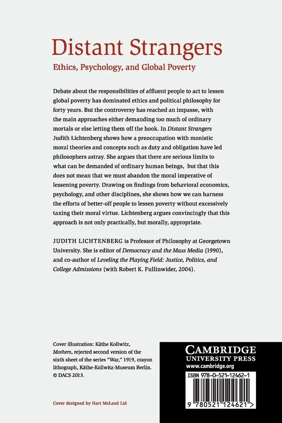 Rückseite: 9780521124621 | Distant Strangers | Judith Lichtenberg | Taschenbuch | Englisch | 2018