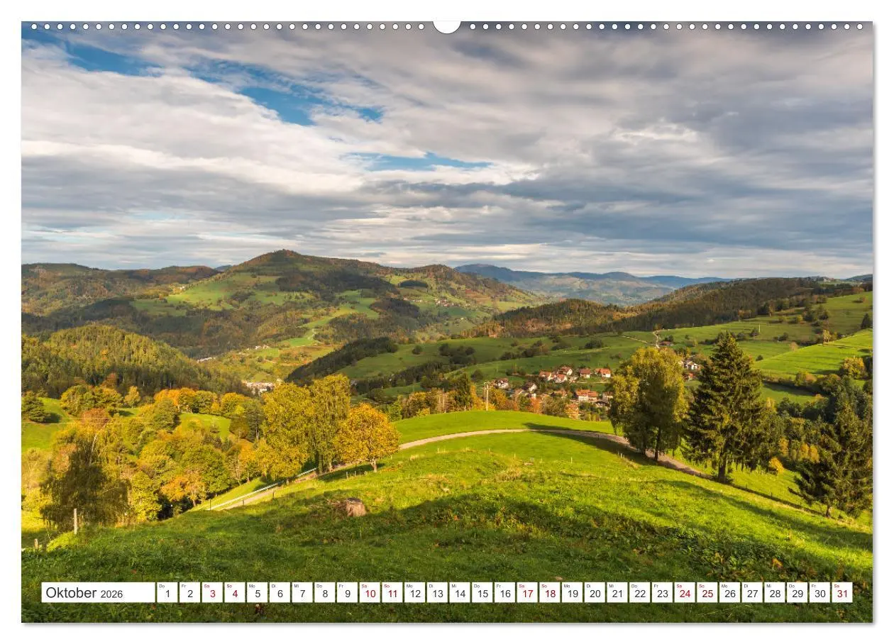 Bild: 9783457404621 | Schwarzwald (Wandkalender 2026 DIN A2 quer), CALVENDO Monatskalender