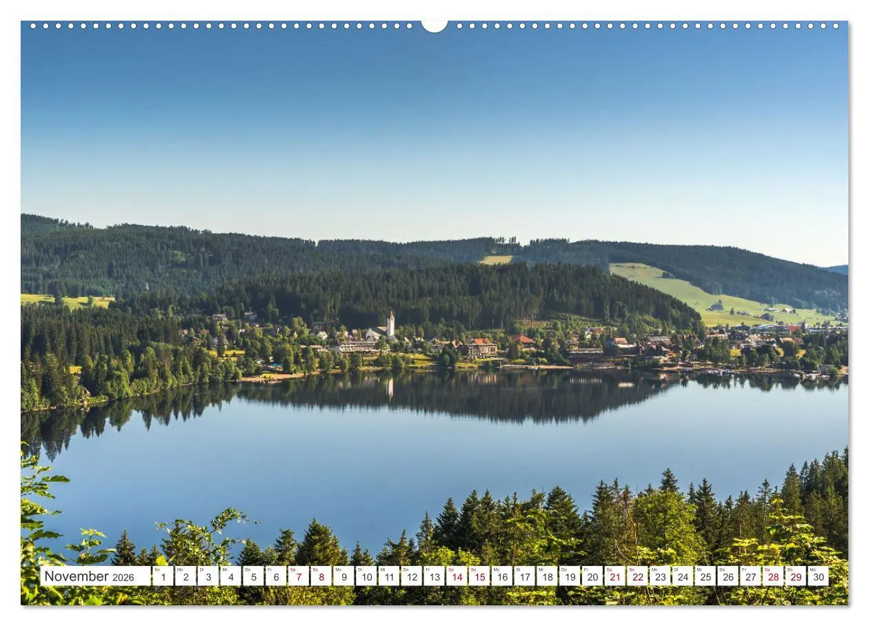 Bild: 9783457404621 | Schwarzwald (Wandkalender 2026 DIN A2 quer), CALVENDO Monatskalender