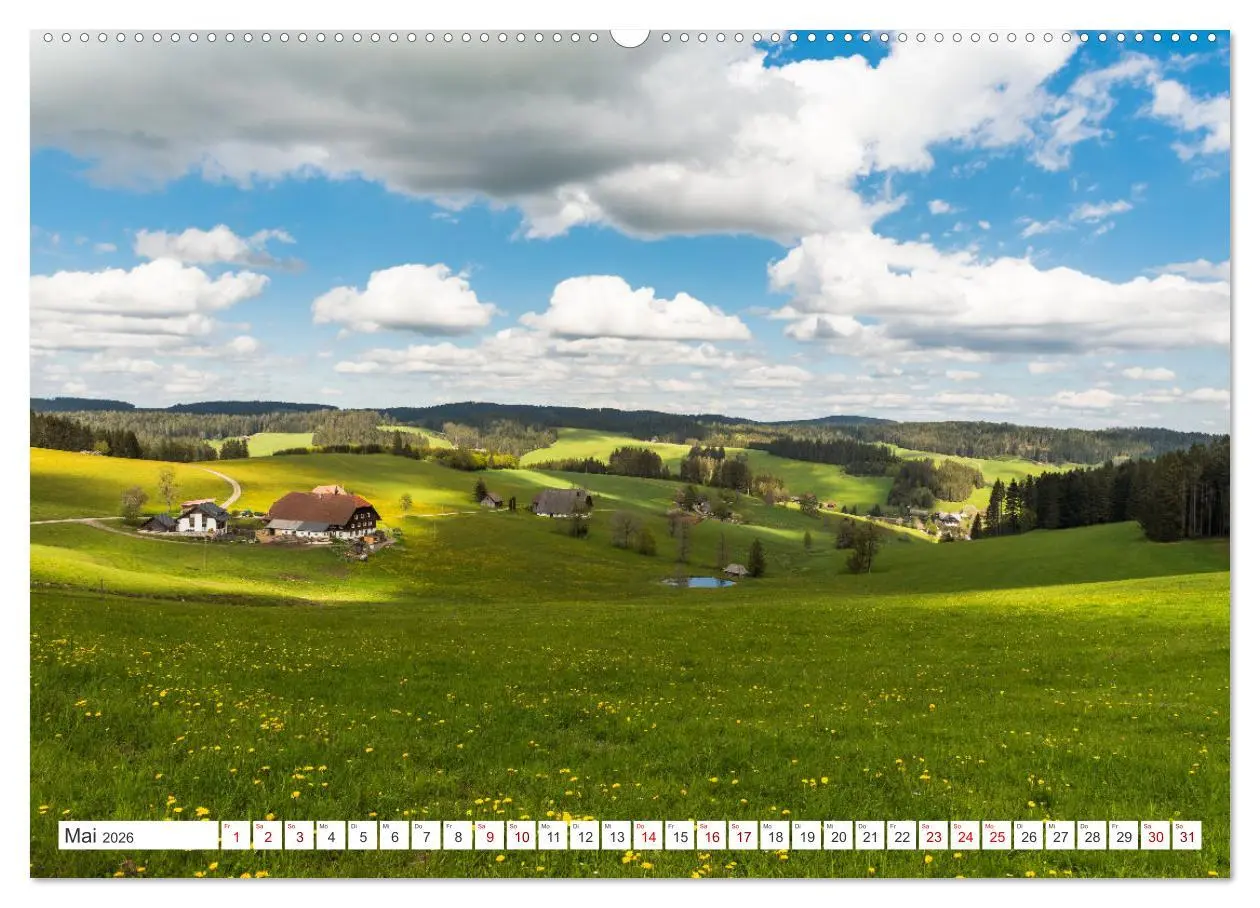 Bild: 9783457404621 | Schwarzwald (Wandkalender 2026 DIN A2 quer), CALVENDO Monatskalender