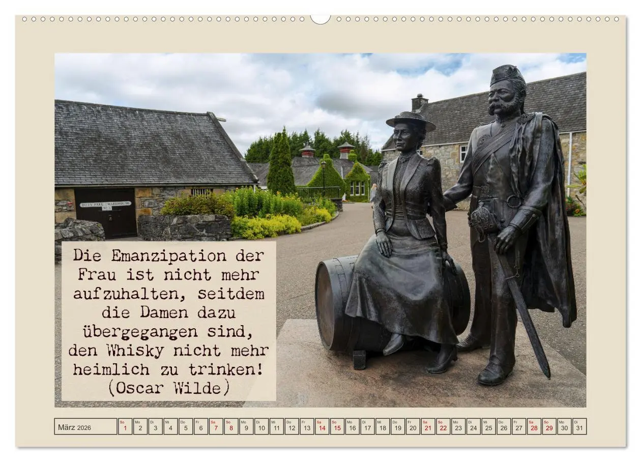 Bild: 9783457574621 | Weise Whisky-Worte (Wandkalender 2026 DIN A2 quer), CALVENDO...