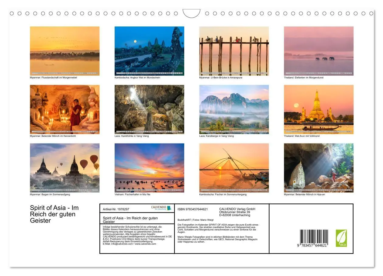 Bild: 9783457644621 | Spirit of Asia - Im Reich der guten Geister (Wandkalender 2026 DIN...