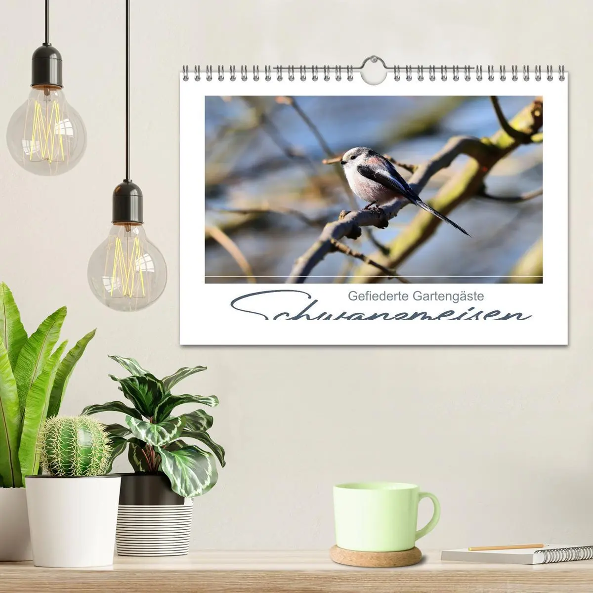 Bild: 9783457714621 | Gefiederte Gartengäste, Schwanzmeisen (Wandkalender 2026 DIN A4...