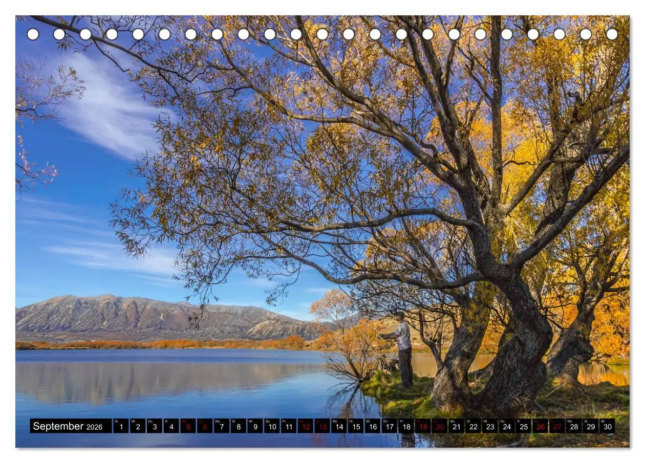 Bild: 9783457884621 | Trauminseln Neuseeland (Tischkalender 2026 DIN A5 quer), CALVENDO...