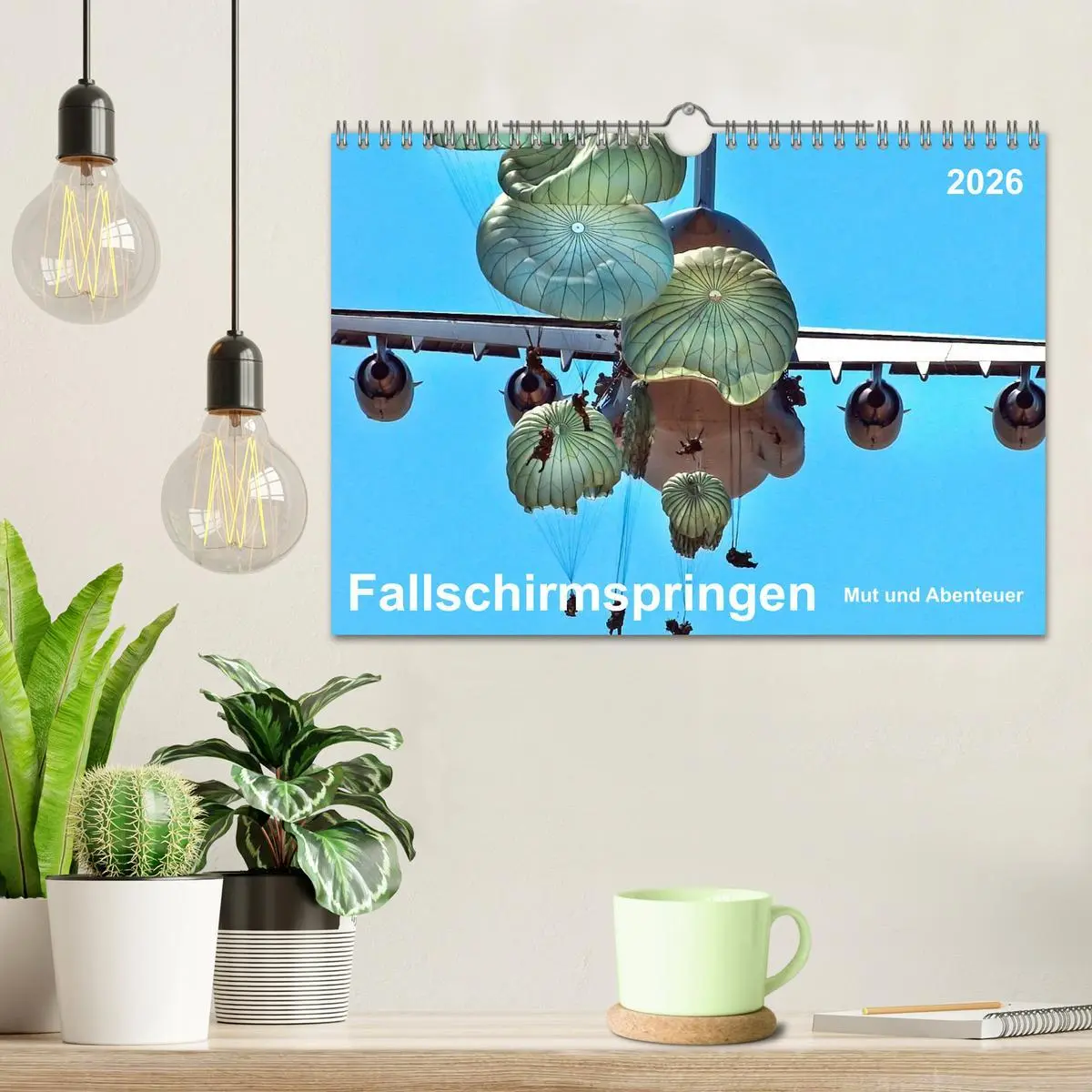 Bild: 9783516044621 | Fallschirmspringen - Mut und Abenteuer (Wandkalender 2026 DIN A4...
