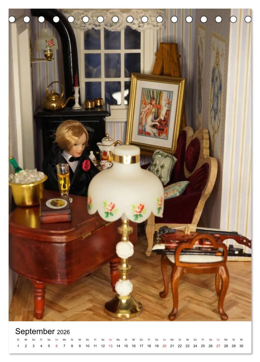 Bild: 9783516424621 | Puppenstuben-Zauber (Tischkalender 2026 DIN A5 hoch), CALVENDO...