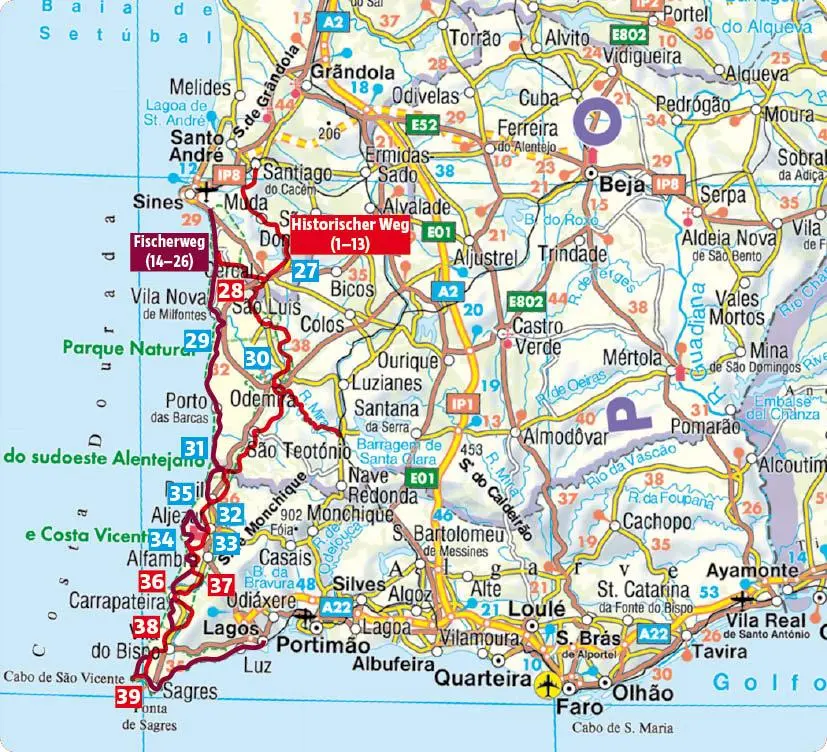 Bild: 9783763314621 | Portugal Süd: Rota Vicentina | Franz Halbartschlager (u. a.) | Buch