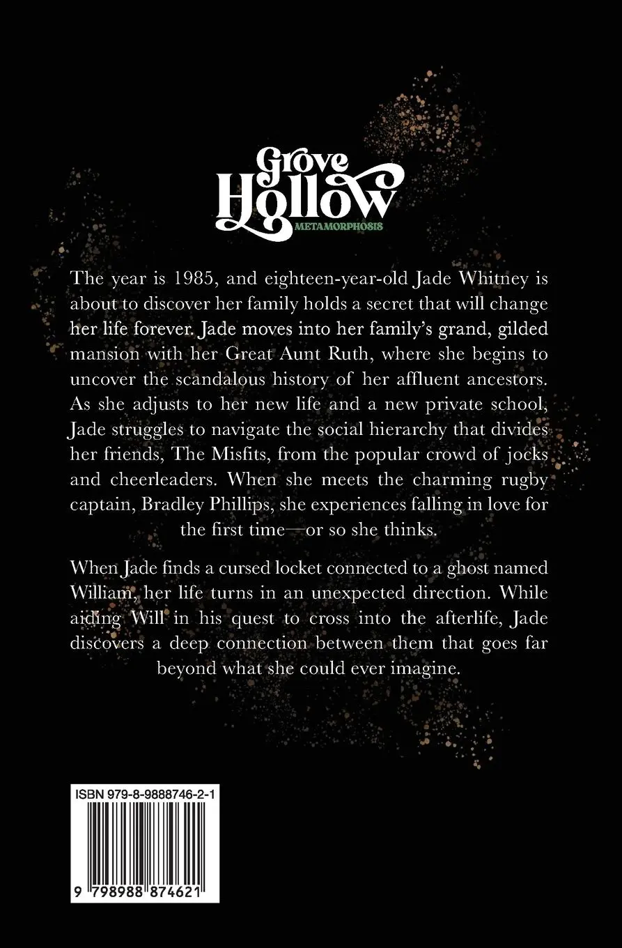 Rückseite: 9798988874621 | Grove Hollow Metamorphosis | A 1980s Gothic Paranormal Romance Novel