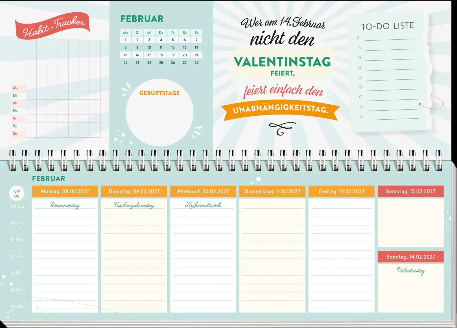 Bild: 4036442014721 | Tischkalender 2027 quer: Nutze den Tag! Es sei denn, er ist blöd,...