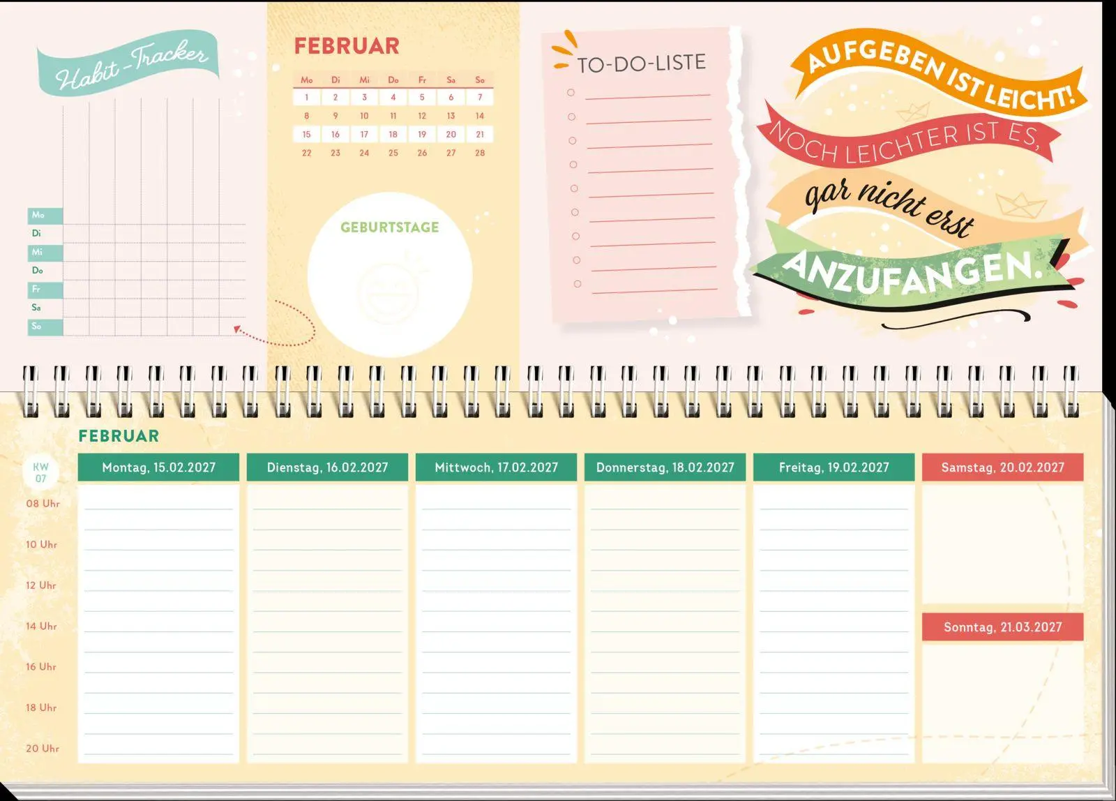 Bild: 4036442014721 | Tischkalender 2027 quer: Nutze den Tag! Es sei denn, er ist blöd,...