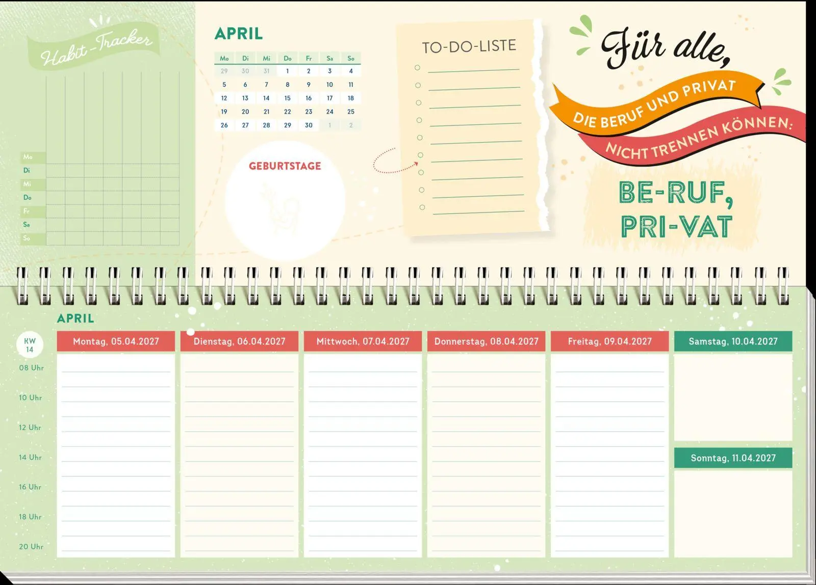 Bild: 4036442014721 | Tischkalender 2027 quer: Nutze den Tag! Es sei denn, er ist blöd,...