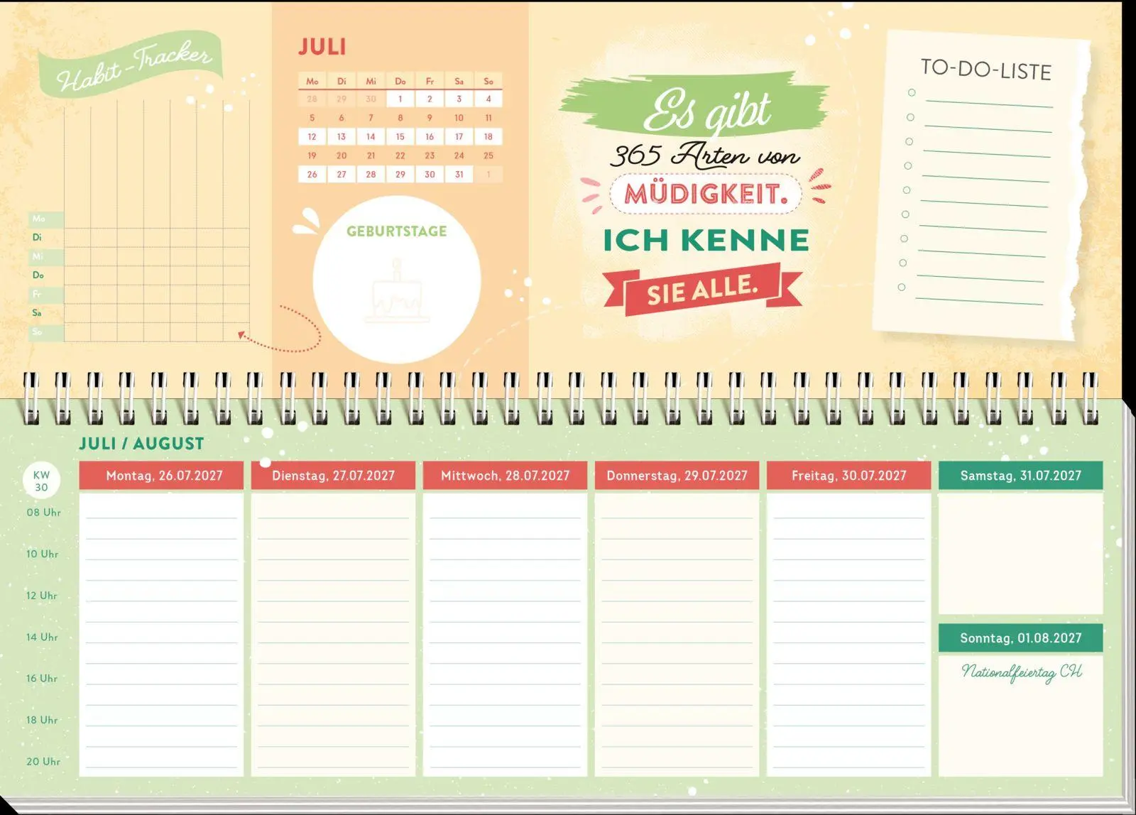 Bild: 4036442014721 | Tischkalender 2027 quer: Nutze den Tag! Es sei denn, er ist blöd,...