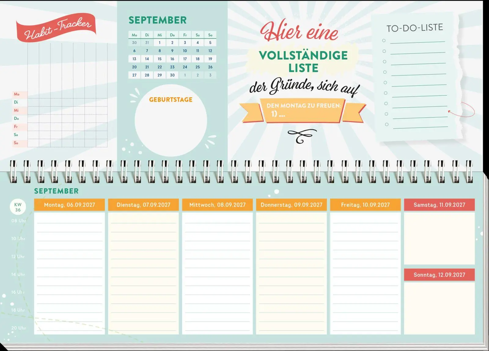 Bild: 4036442014721 | Tischkalender 2027 quer: Nutze den Tag! Es sei denn, er ist blöd,...