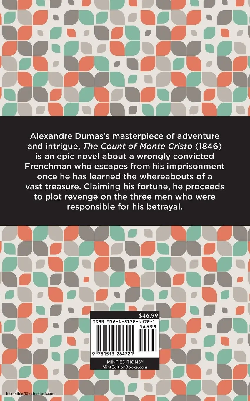 Rückseite: 9781513264721 | The Count of Monte Cristo | Alexandre Dumas | Taschenbuch | Englisch