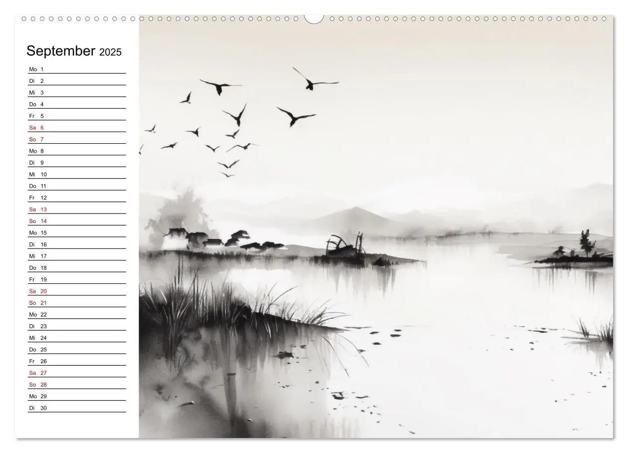 Bild: 9783383904721 | Inmitten der Ruhe (Wandkalender 2025 DIN A2 quer), CALVENDO...