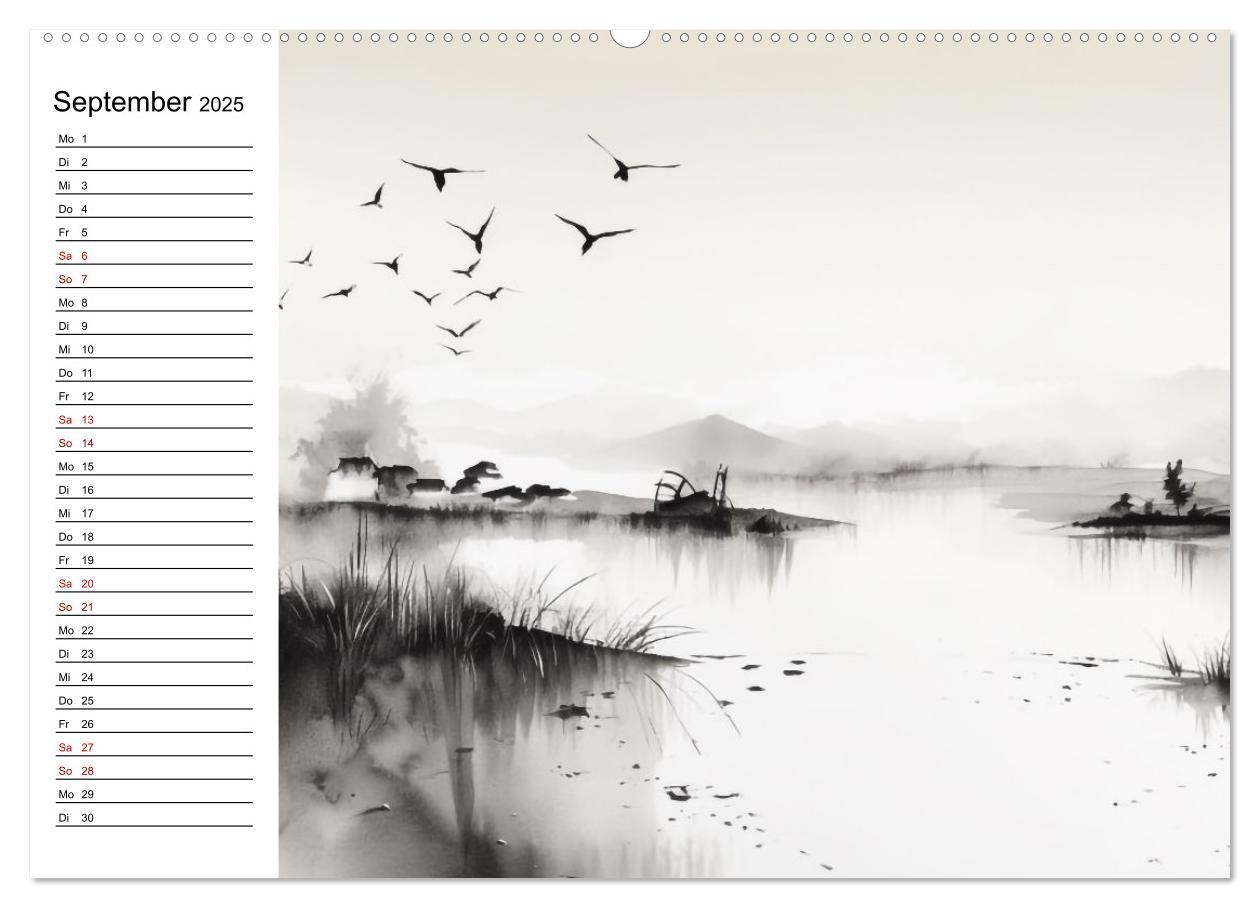 Bild: 9783383904721 | Inmitten der Ruhe (Wandkalender 2025 DIN A2 quer), CALVENDO...