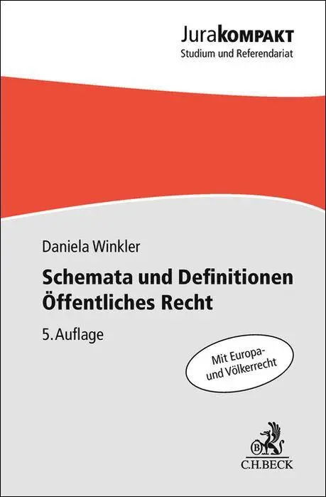 Cover: 9783406834721 | Schemata und Definitionen Öffentliches Recht | Daniela Winkler | Buch