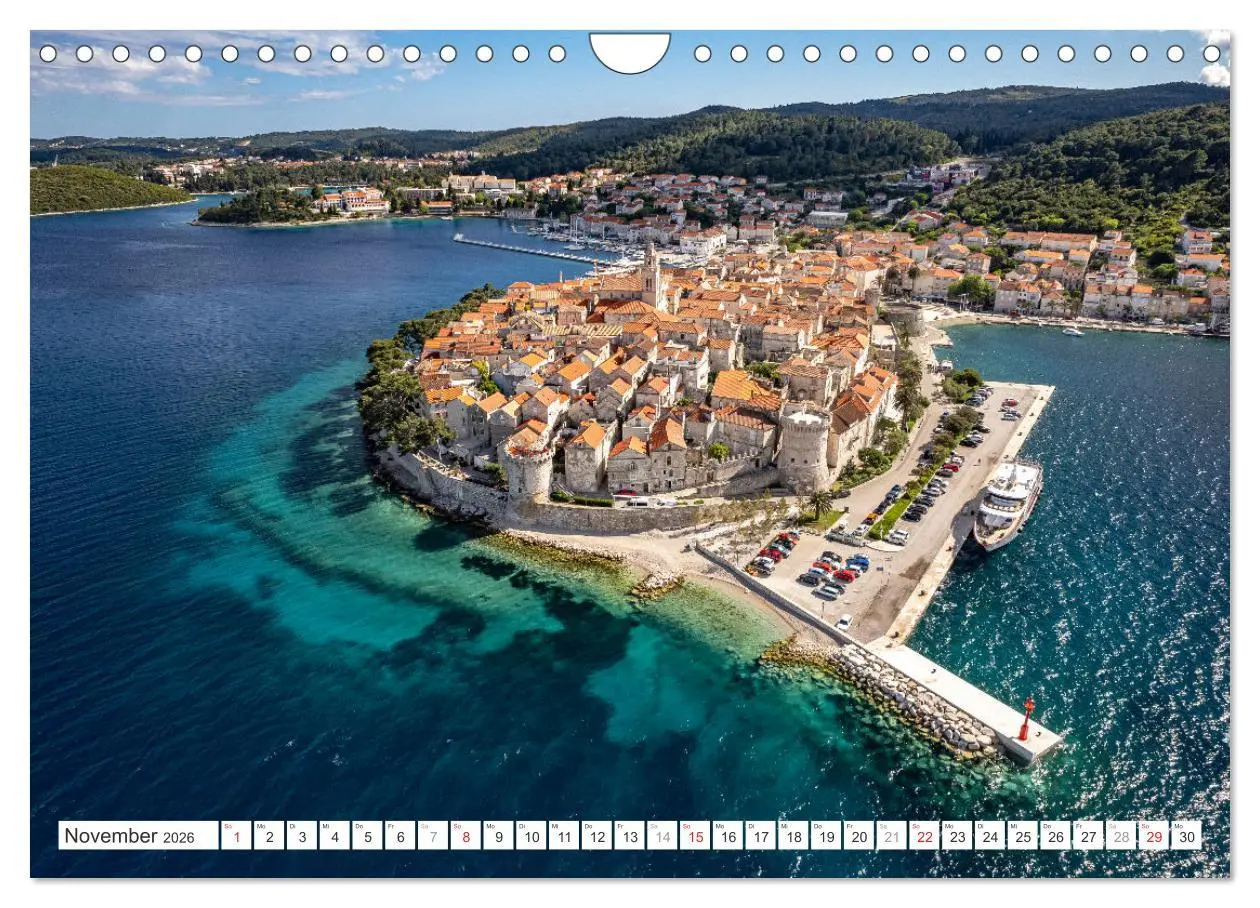 Bild: 9783457324721 | Kroatien - Korcula (Wandkalender 2026 DIN A4 quer), CALVENDO...