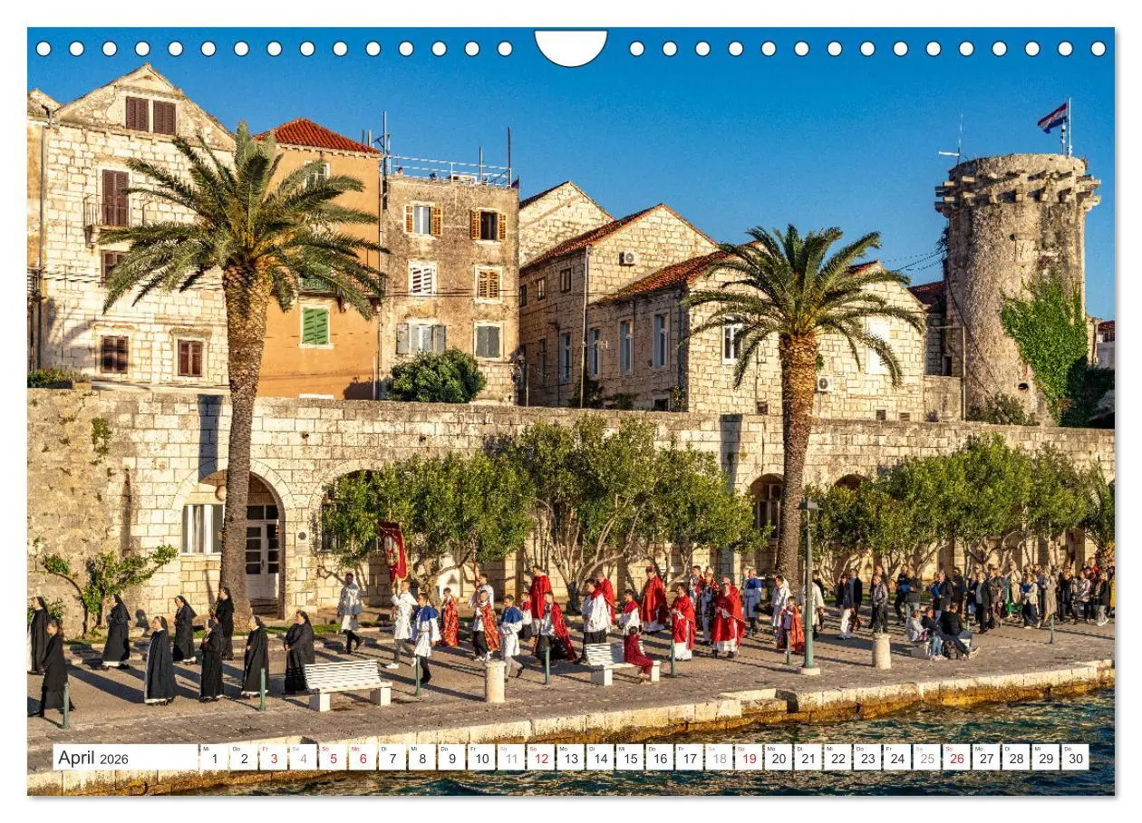 Bild: 9783457324721 | Kroatien - Korcula (Wandkalender 2026 DIN A4 quer), CALVENDO...