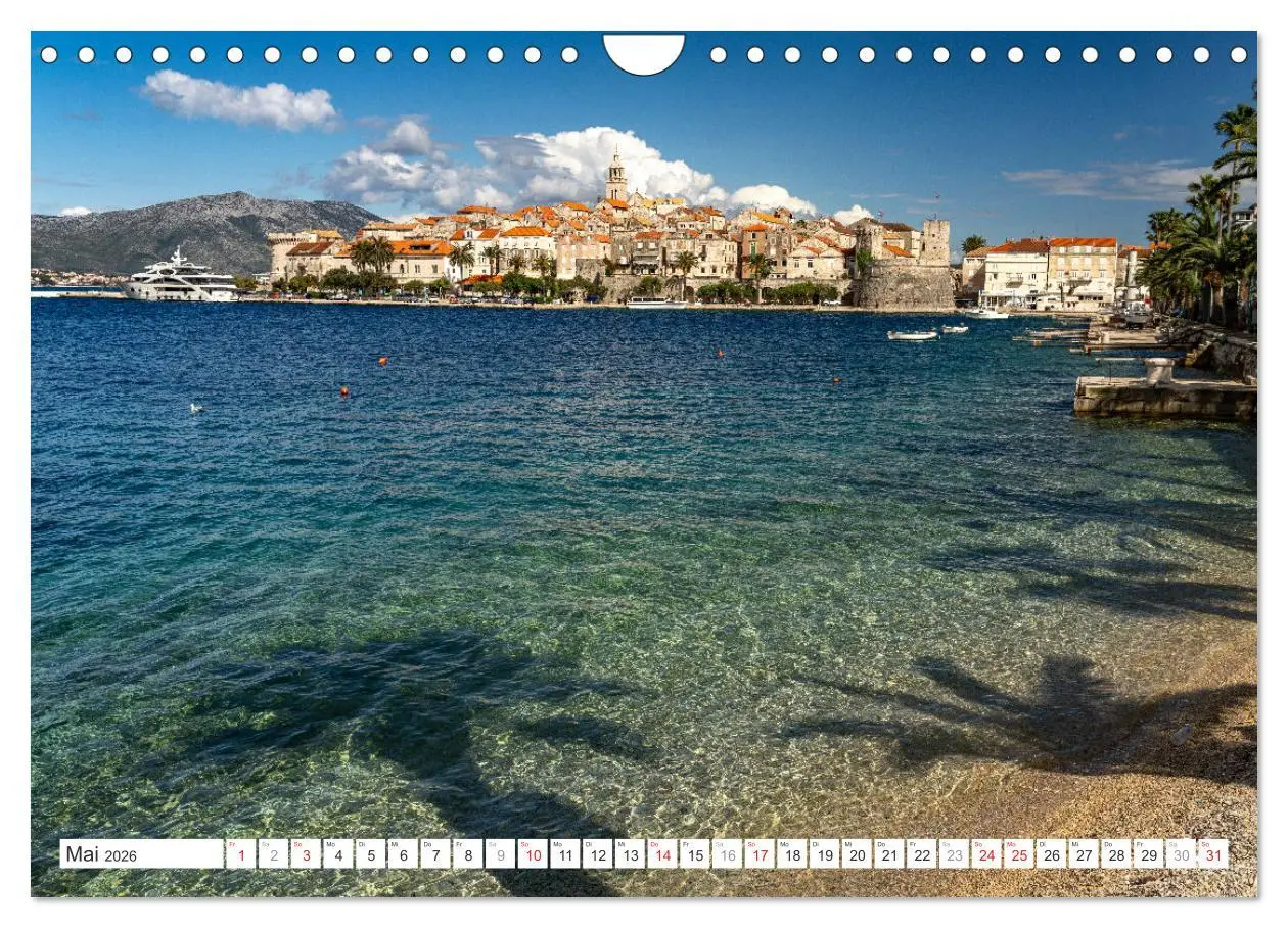 Bild: 9783457324721 | Kroatien - Korcula (Wandkalender 2026 DIN A4 quer), CALVENDO...