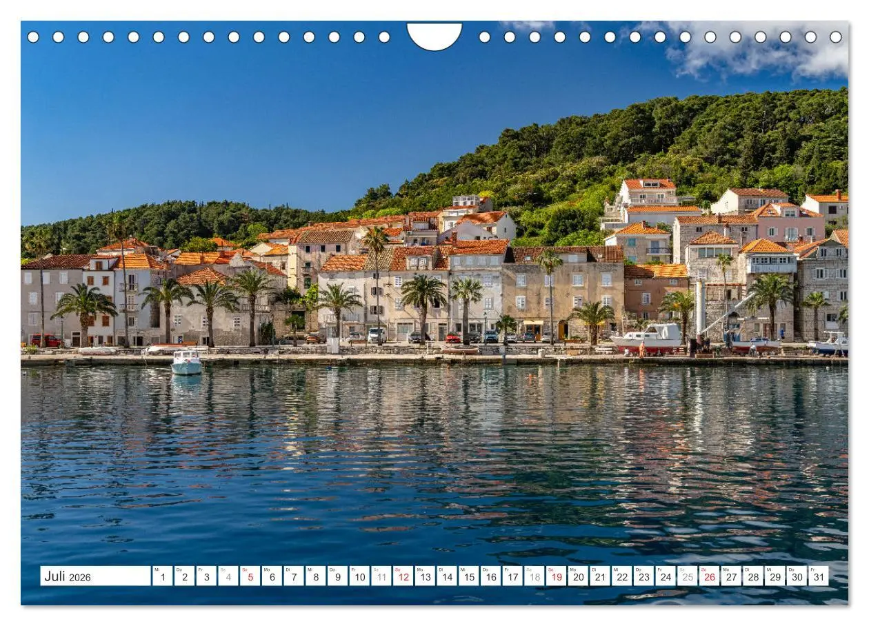 Bild: 9783457324721 | Kroatien - Korcula (Wandkalender 2026 DIN A4 quer), CALVENDO...