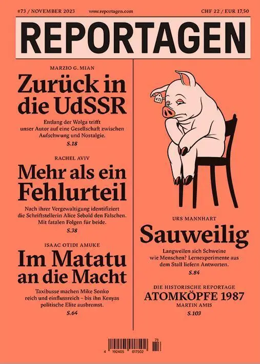 Cover: 9783906024721 | Reportagen #73 | Das unabhängige Magazin für erzählte Gegenwart | Buch