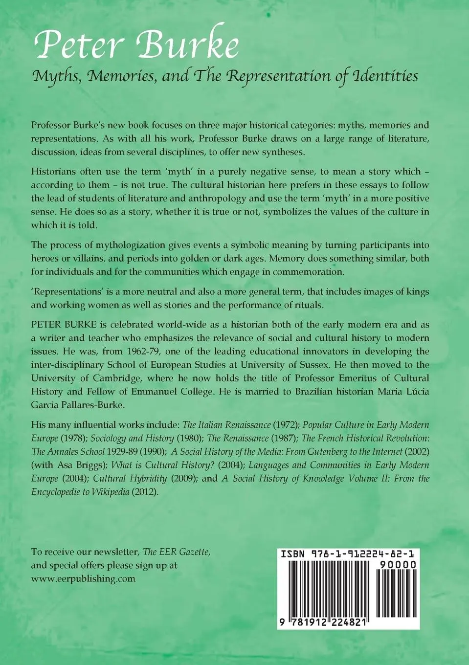 Rückseite: 9781912224821 | Myths, Memories, and The Representation of Identities | Burke | Buch