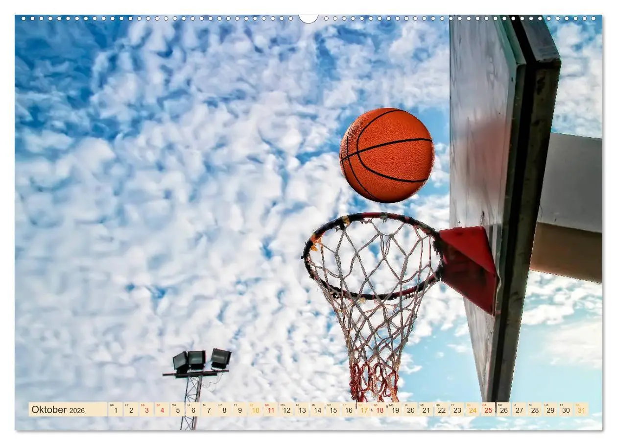 Bild: 9783457864821 | Basketball - so cool (Wandkalender 2026 DIN A2 quer), CALVENDO...