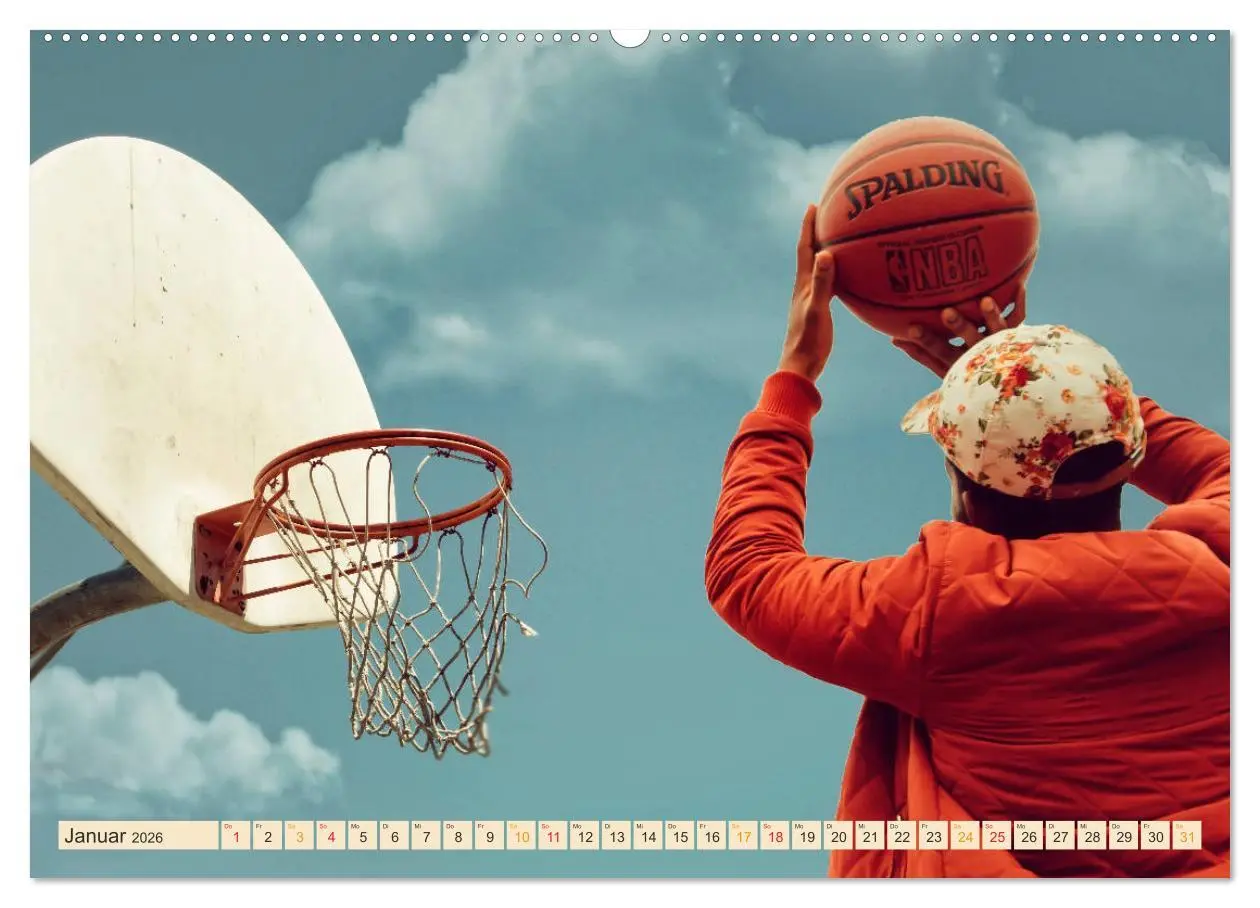 Bild: 9783457864821 | Basketball - so cool (Wandkalender 2026 DIN A2 quer), CALVENDO...