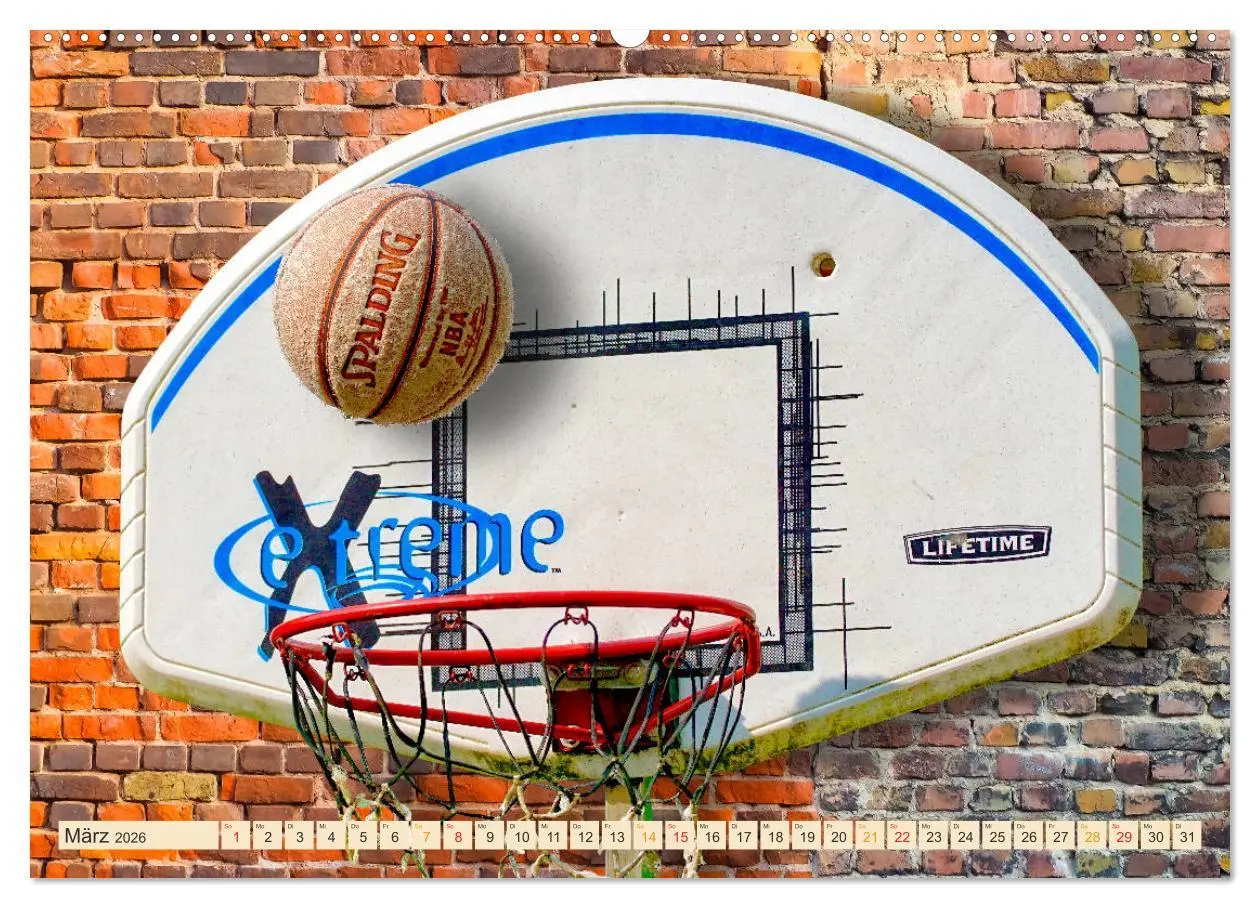 Bild: 9783457864821 | Basketball - so cool (Wandkalender 2026 DIN A2 quer), CALVENDO...