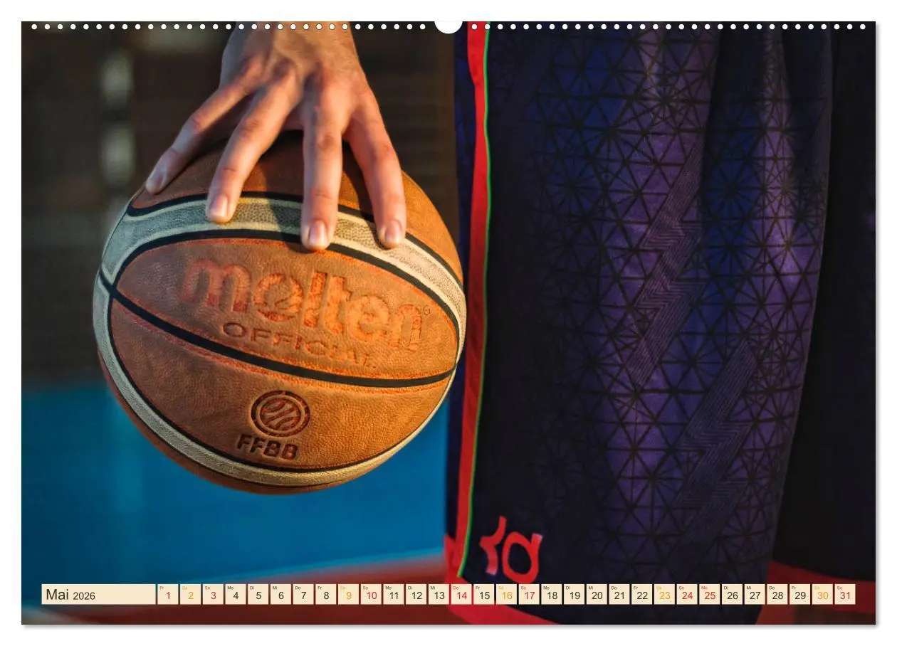 Bild: 9783457864821 | Basketball - so cool (Wandkalender 2026 DIN A2 quer), CALVENDO...