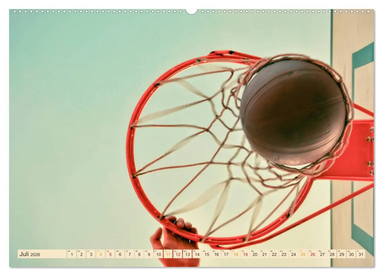 Bild: 9783457864821 | Basketball - so cool (Wandkalender 2026 DIN A2 quer), CALVENDO...