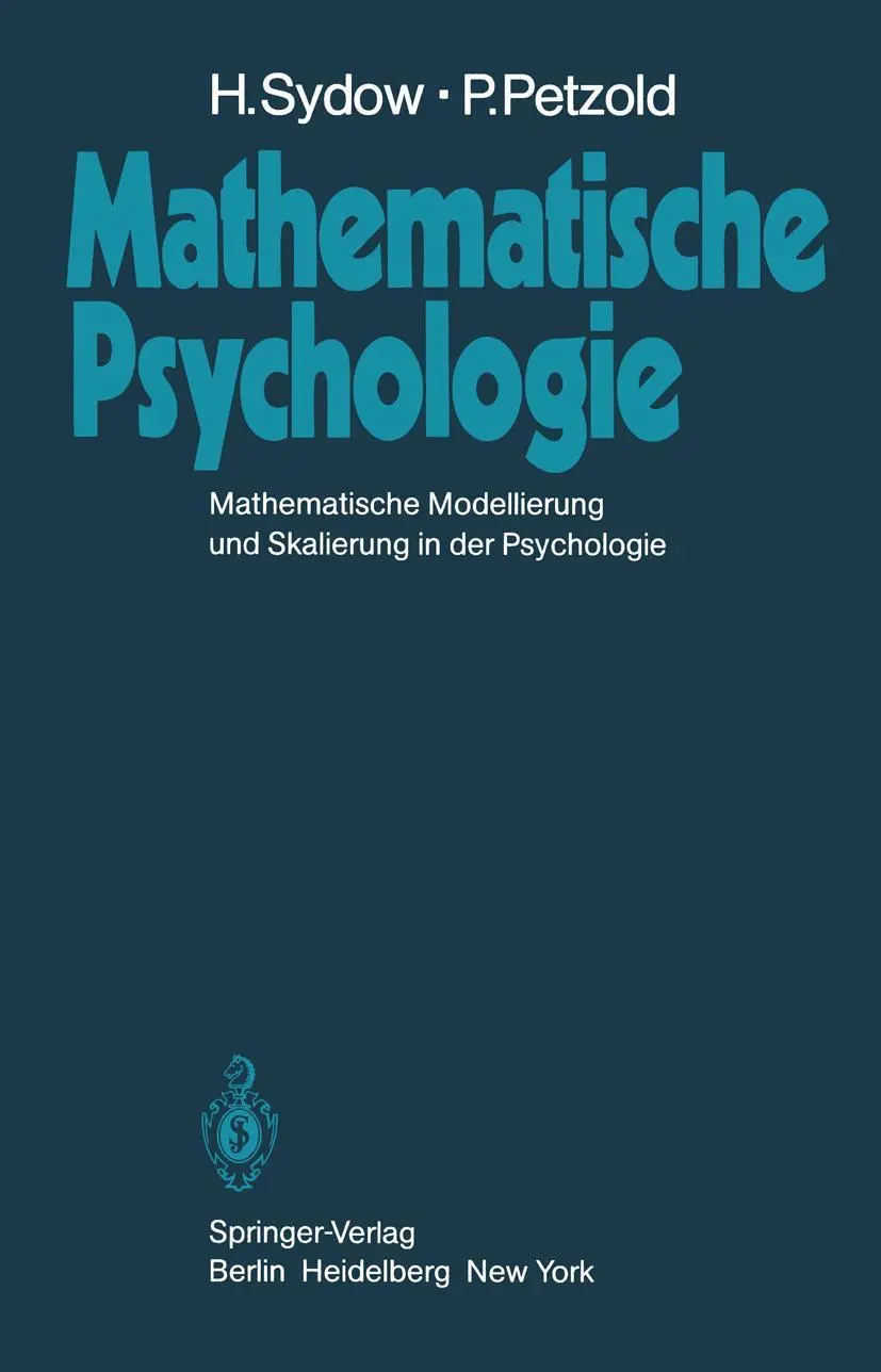 Cover: 9783642684821 | Mathematische Psychologie | H. Sydow (u. a.) | Taschenbuch | 323 S.