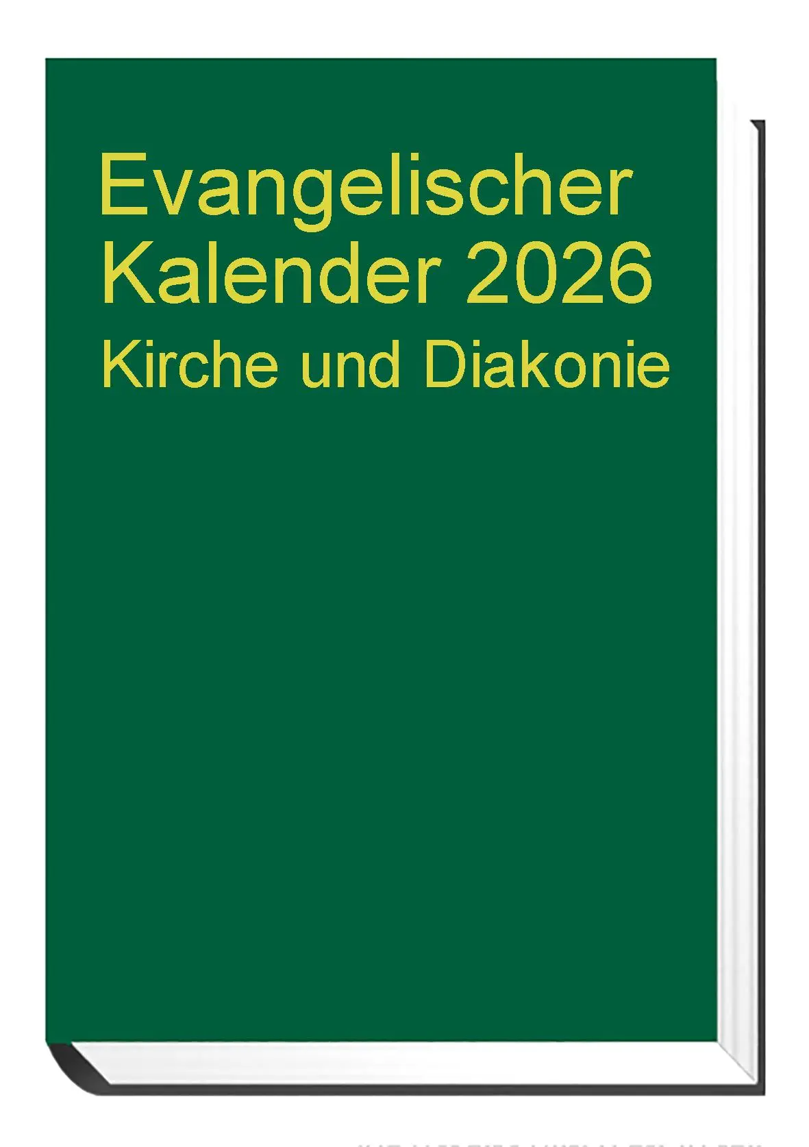 Cover: 9783889814821 | Evangelischer Kalender 2026 | Kirche und Diakonie | Birgit Knecht